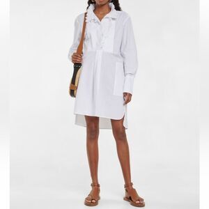 NWT Isabel Marant Etoile Cabora Cotton Shirt Dress Small